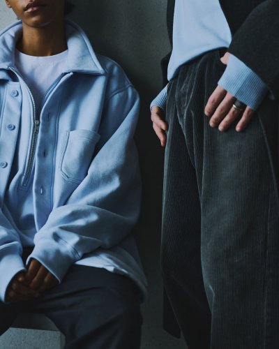 画像20: FOLL       superfine cotton sweat shirt blouson・blue