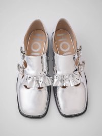 HOUGA       two-step shoes・SILVER