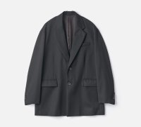 ssstein         OVERSIZED SINGLE BREASTED LONG JACKET・BLACK