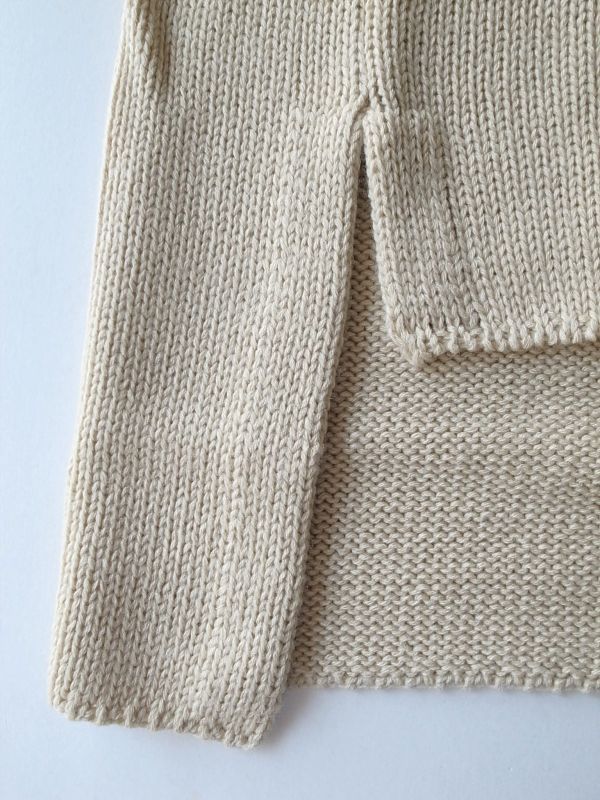 sulvam サルバム "high neck knit”スリットハイネックニット - tity