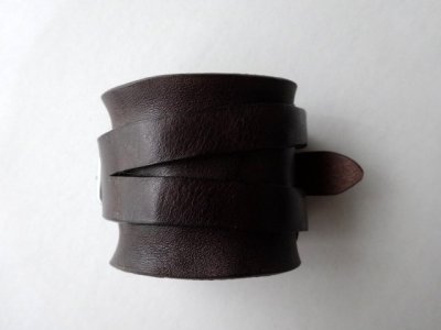 画像3: PEEL&LIFT       leather wrist strap レザーリストバンド・choco