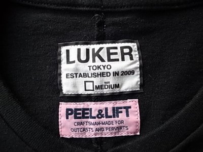画像2: PEEL&LIFT       40%OFF ×LUKER AMERICAN TOUR/C-CREW.SS プリントTシャツ・ブラック