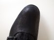 画像5: black means 　Leather Strap Boots black suede (5)