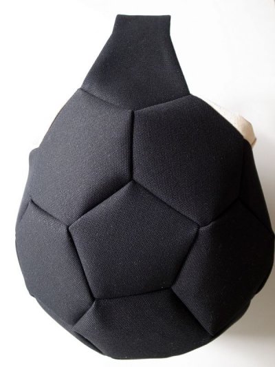 画像1: Ore       オー Soccer Ball Bagサッカーボールバッグ・ALLブラック/L (予約)