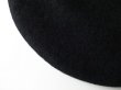 画像3: PEEL&LIFT       basque beret ビックベレー帽・ブラック (3)