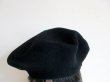 画像8: PEEL&LIFT       basque beret ビックベレー帽・ブラック (8)