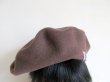 画像8: PEEL&LIFT       basque beret ビックベレー帽・ブラウン (8)