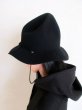 画像3: black means 　MOUNTAIN HAT・ブラック (3)