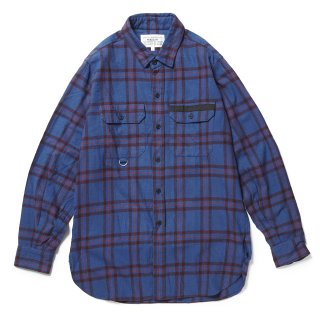 PEEL&LIFT tartan open collar shirt エリオットタータンオープン