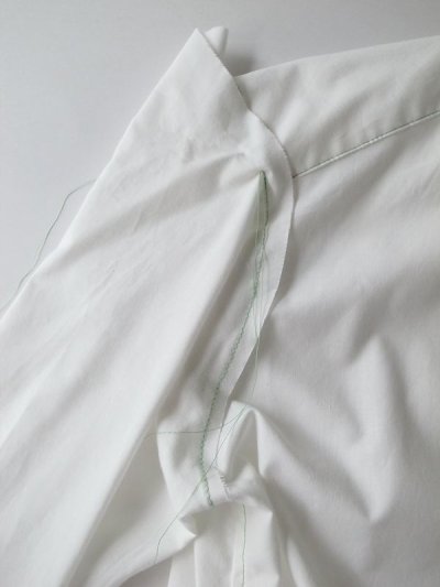 画像3: sulvam       サルバム  "Open sleeve SH"オープンスリーブビックシャツ・ホワイト