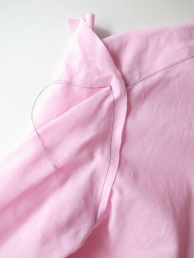 画像3: sulvam       サルバム  "Open sleeve SH"オープンスリーブビックシャツ・ピンク