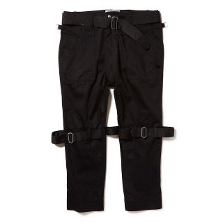 PEEL&LIFT bondage trousers modern with bum flap バムフラップ付ボンテージトラウザース・ブルー -  tity