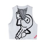 Fujimoto Burned Sweat Shirts with Wings・WHITE - tity