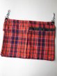 画像2: PEEL&LIFT       pocket apron エプロンポーチ・red tartan (2)