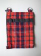 画像2: PEEL&LIFT       chain pouch チェーンポーチ・red tartan (2)