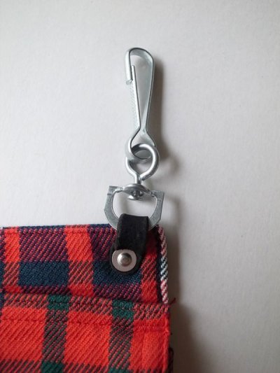 画像1: PEEL&LIFT       pocket apron エプロンポーチ・red tartan