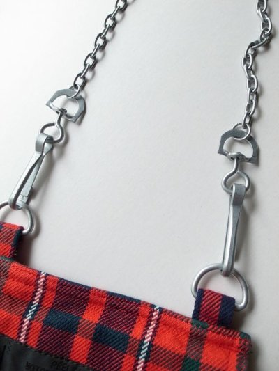 画像2: PEEL&LIFT       chain pouch チェーンポーチ・red tartan