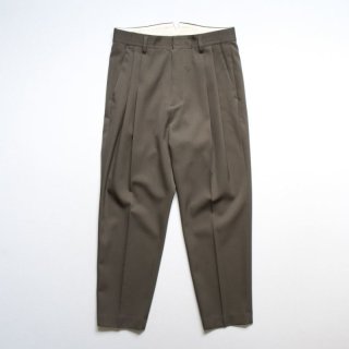 stein TWO TUCK WIDE TROUSERS・BLACK - tity