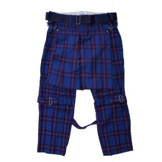 PEEL&LIFT bondage trousers modern with kilt キルト付き