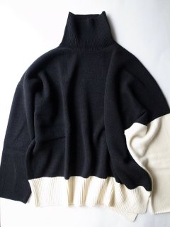 sulvam サルバム ”bicolor knit”バイカラーニット - tity