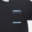 画像17: PEEL&LIFT        marx pocket tee shirt マルクスパッチポケット付きTシャツ・ブラック (17)