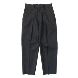 stein WIDE TAPERED TROUSERS_B・BLACK - tity
