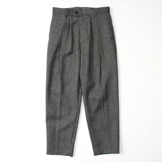 stein WIDE TAPERED TROUSERS・BLACK - tity