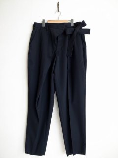 SOSHI OTSUKI ソウシオオツキ SIDE STRIPE WIDE TROUSERS・BLACK - tity