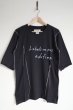 画像1: sulvam       サルバム  "speech T-SH”プリントダーツTシャツ (1)