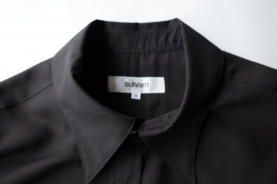 画像2: sulvam       サルバム ”tencel coller shirt”テンセルテープ付きシャツ
