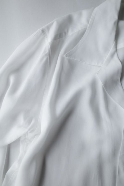 画像3: sulvam       サルバム ”tencel open coller shirt”テンセルテープ付きオープンシャツ