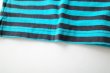 画像5: PEEL&LIFT        stripe marx pocket tee shirt マルクスパッチポケット付ボーダーTシャツ・ブルーxブラック (5)