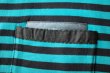 画像3: PEEL&LIFT        stripe marx pocket tee shirt マルクスパッチポケット付ボーダーTシャツ・ブルーxブラック (3)
