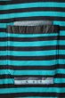 画像2: PEEL&LIFT        stripe marx pocket tee shirt マルクスパッチポケット付ボーダーTシャツ・ブルーxブラック (2)