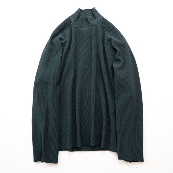 画像1: stein       OVERSIZED GRADATION PLEATS LS ・GREEN (1)