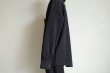 画像3: stein       OVERSIZED GRADATION PLEATS SHIRT・BLACK (3)