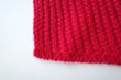 画像7: sulvam       サルバム ”slach knit scarf”スリット入りニットスカーフ・レッド (7)
