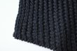 画像6: sulvam       サルバム ”slach knit scarf”スリット入りニットスカーフ・ブラック (6)