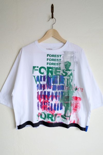 画像1: CILANDSIA  　one-off TEE white・C (1)