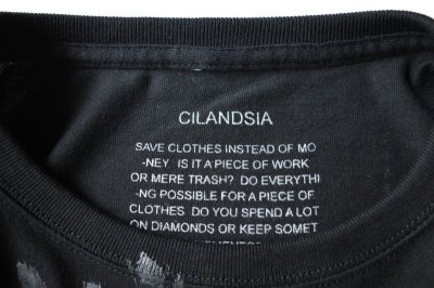 画像2: CILANDSIA  　one-off TEE black・A