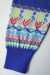 画像8: WATARU TOMINAGA       polyester knit sweater・blue yellow (8)