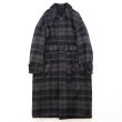 画像1: stein      OVERSIZED BLANKET COAT・SHADOW CHECK (1)