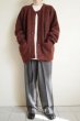 画像12: stein       SUPER KID MOHAIR CARDIGAN・BRICK (12)