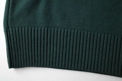 画像2: stein       OVERSIZED IMPRESSION HIGH NECK KNIT LS・GREEN