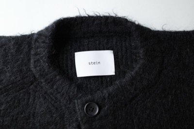 画像1: stein       SUPER KID MOHAIR CARDIGAN・BLACK