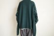 画像4: stein       OVERSIZED FOUR SLEEVES KNIT CARDIGAN・GREEN (4)