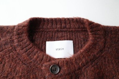 画像1: stein       SUPER KID MOHAIR CARDIGAN・BRICK