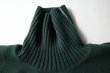 画像3: stein       OVERSIZED IMPRESSION HIGH NECK KNIT LS・GREEN (3)