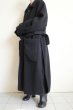 画像10: stein      OVERSIZED BLANKET COAT・BLACK (10)