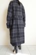 画像4: stein      OVERSIZED BLANKET COAT・SHADOW CHECK (4)